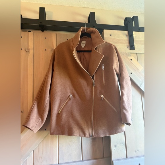 Maeve Oversized Wool Blend Moto Jacket - Picture 6 of 11